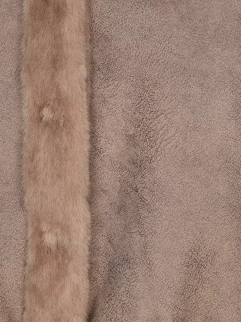 STUDIO AR | Wendejacke in Felloptik MINK | grau