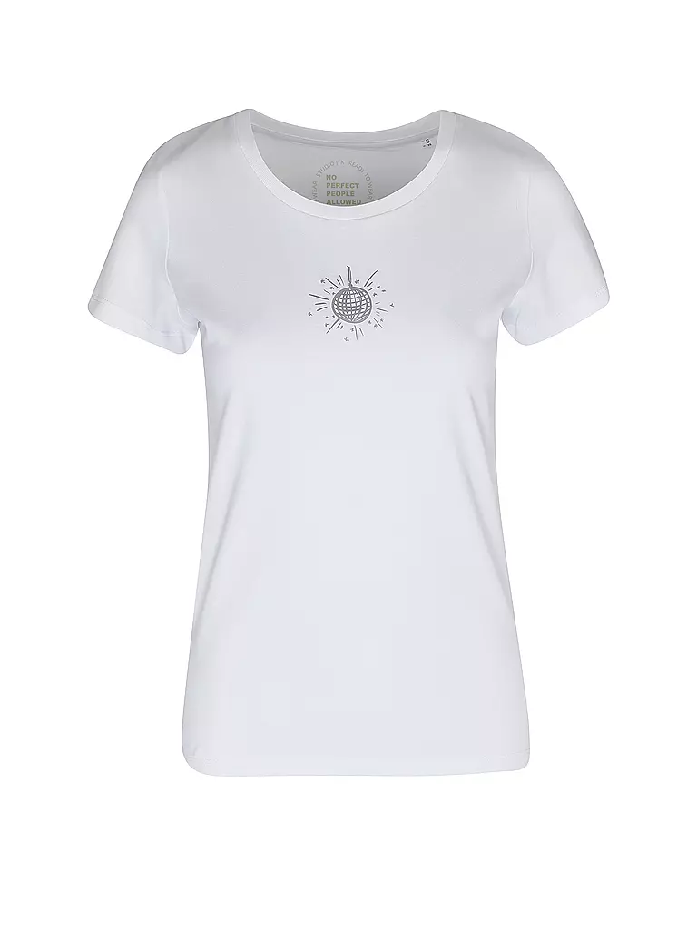 STUDIO JFK | T-Shirt DISCOKUGEL | weiss