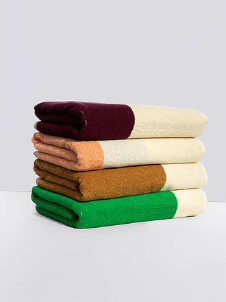 SUITE702 | Duschtuch 70x140cm MARTENS AND MARTENS Yellow/Bordeaux