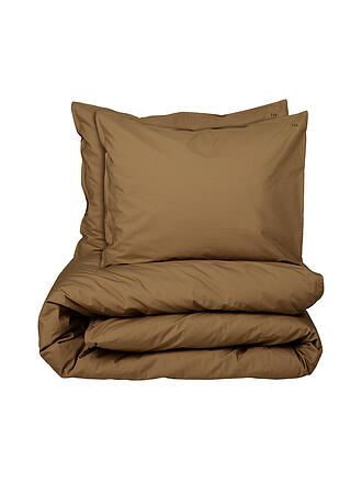 SUITE702 | Perkal Bettwäsche 70x90cm/140x200cm Khaki Gold