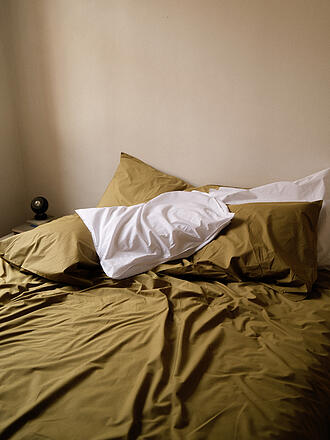 SUITE702 | Perkal Bettwäsche 70x90cm/140x200cm Khaki Gold