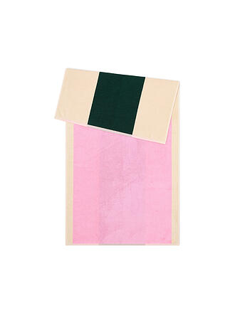 SUITE702 | Duschtuch 70x140cm COMBED COTTON Pink/Dark Green