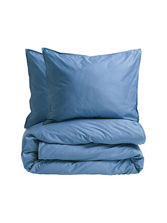SUITE702 | Satin Bettwäsche 70x90cm / 140x200cm Ocean Blue