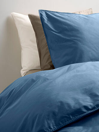 SUITE702 | Satin Bettwäsche 70x90cm / 140x200cm Ocean Blue