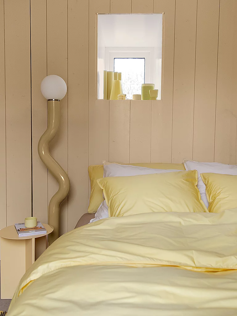 SUITE702 Ropa de cama de percal 70x90cm/140x200cm Amarillo Mantequilla amarillo