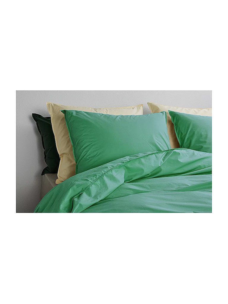 SUITE702 Ropa de cama de percal 70x90cm/140x200cm Verde Jade verde