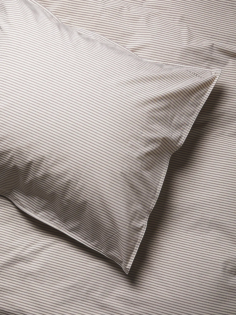 SUITE702 Parure de lit en percale 70x90cm/140x200cm Marron-Écru marron