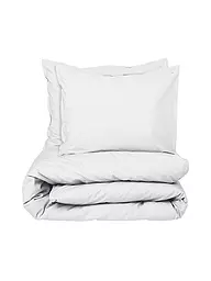 SUITE702 | Perkal Bettwäsche 70x90cm/140x200cm Navy Blue | weiss