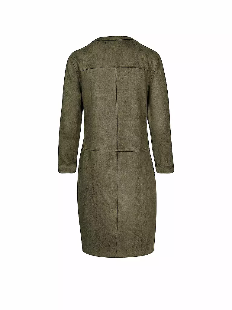 SUMMUM | Kleid in Lederoptik | 