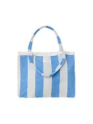 SUNNYLIFE | Strandtuch-2-in-1-Tragetasche LE WEEKEND Mid Blue Cream | hellblau