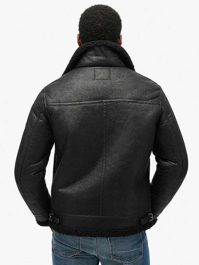 SUPERDRY | Blouson in Lederoptik | 