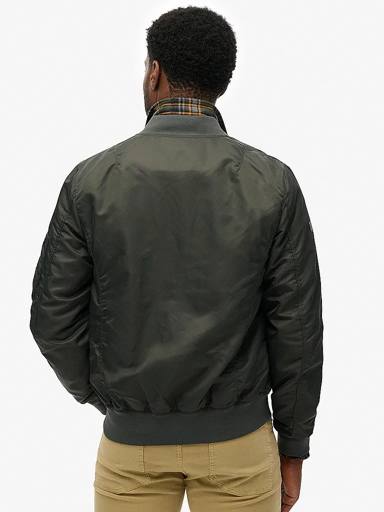 SUPERDRY | Bomberjacke MERCHANT MA1 | Grau