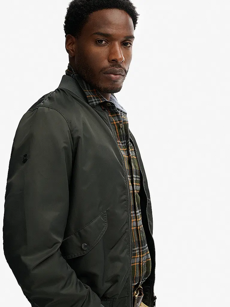 SUPERDRY | Bomberjacke MERCHANT MA1 | Grau