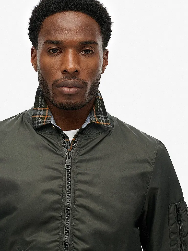 SUPERDRY | Bomberjacke MERCHANT MA1 | Grau