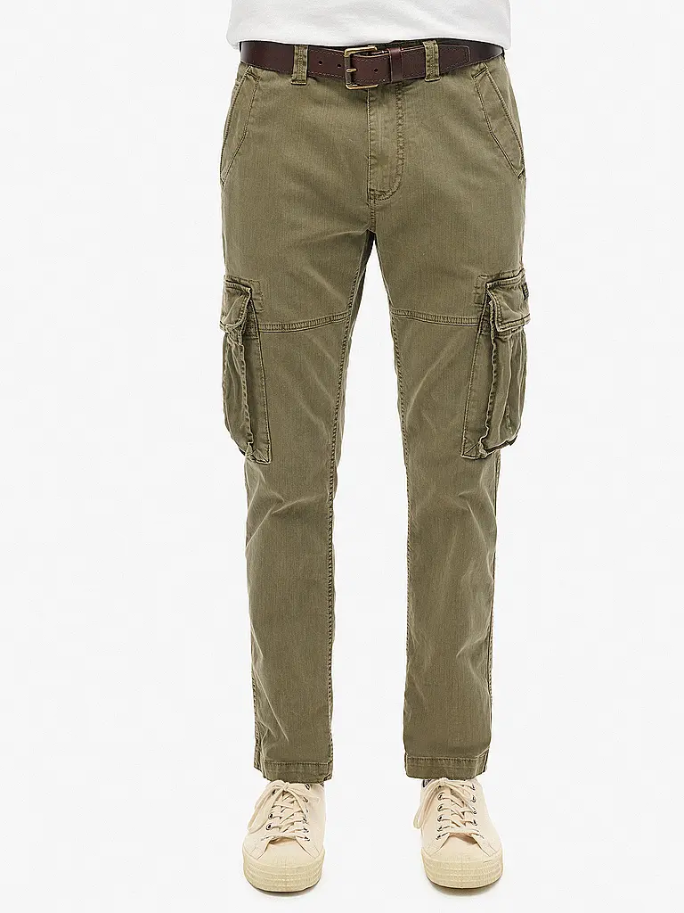 SUPERDRY | Cargohose CORE | grün