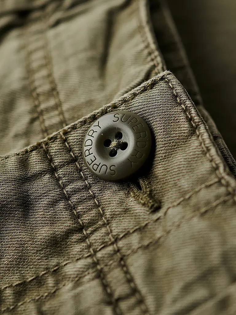 SUPERDRY | Cargohose CORE | grün