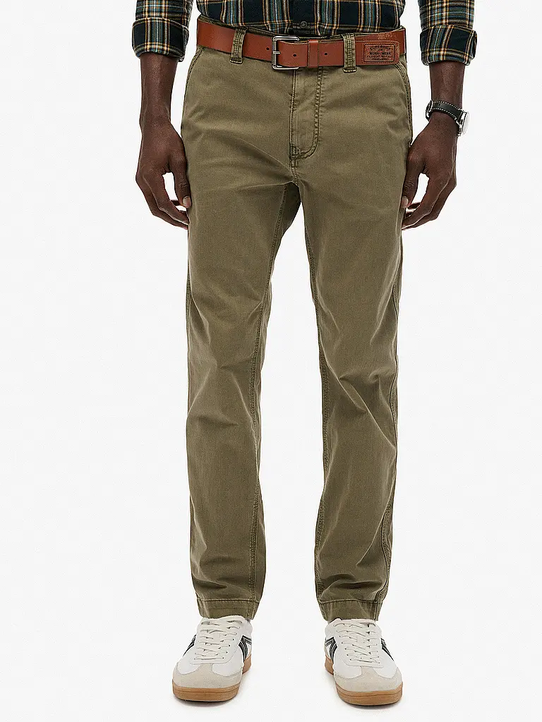 SUPERDRY | Chino  | grün