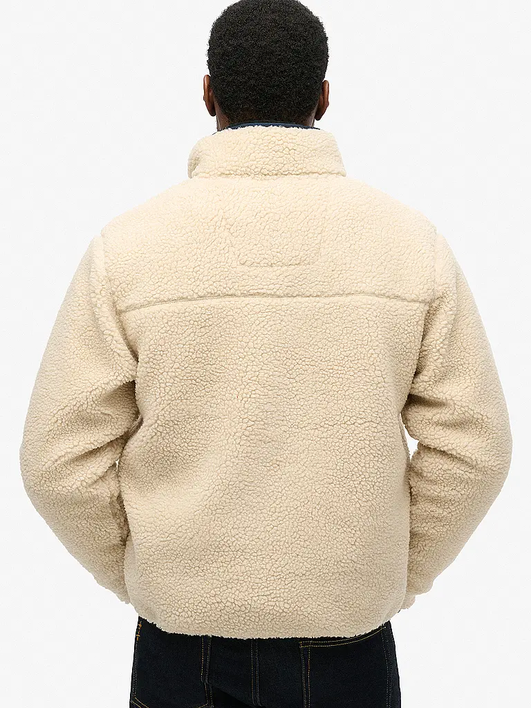 SUPERDRY | Fleecejacke  | beige