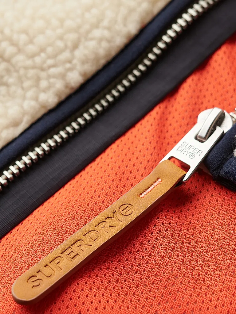 SUPERDRY | Fleecejacke  | beige