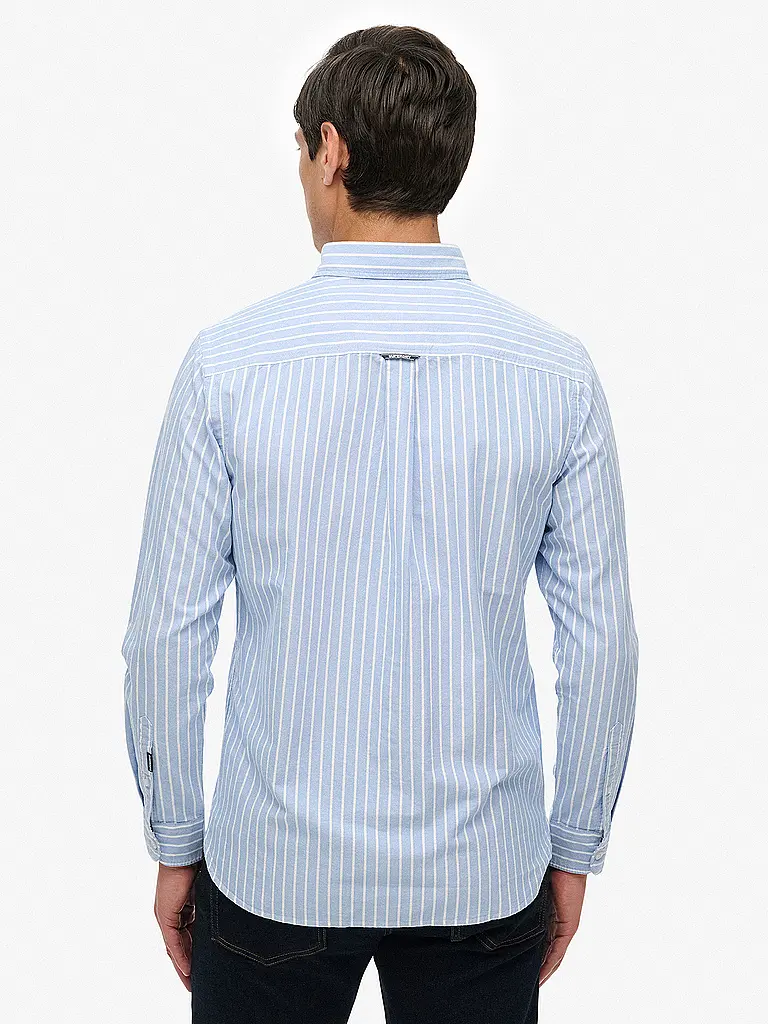 SUPERDRY | Hemd Casual Fit | blau
