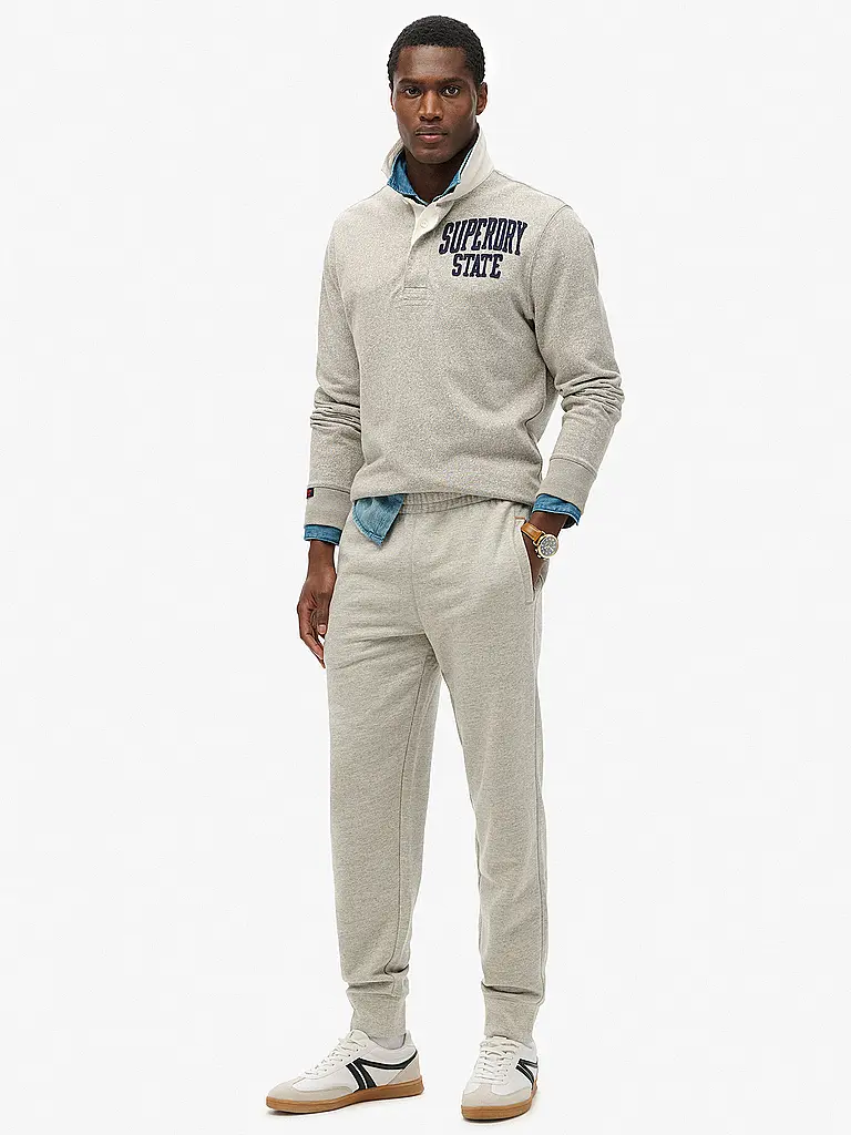 SUPERDRY | Jogginghose  | Grau