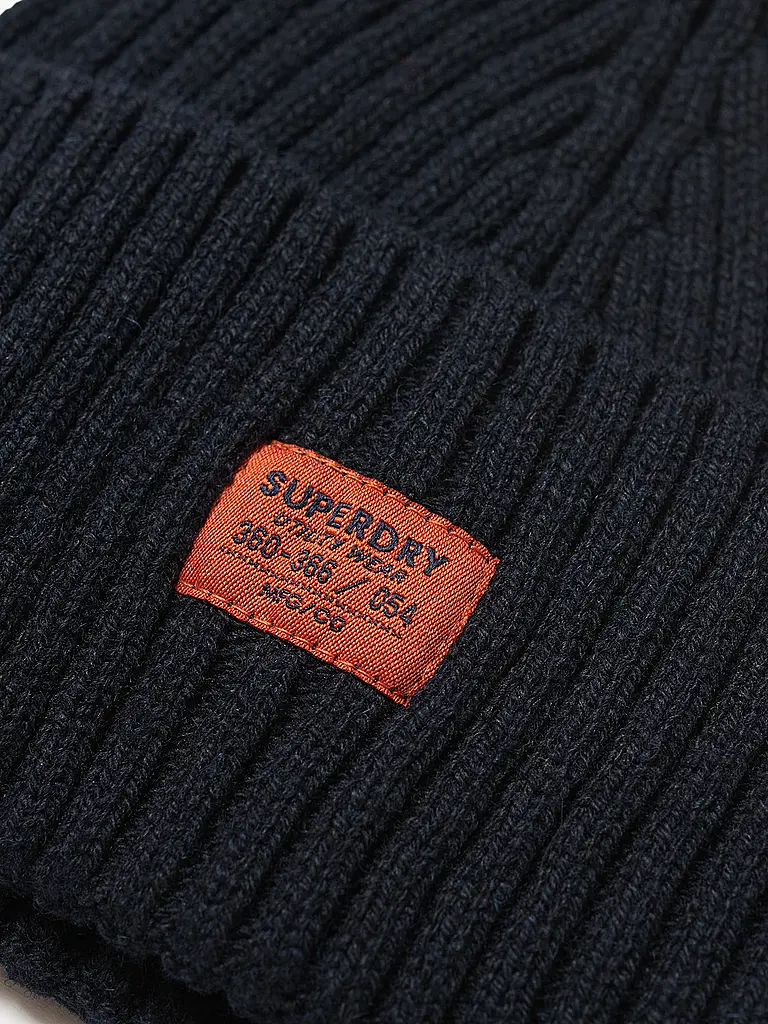 SUPERDRY | Mütze - Haube  | dunkelblau