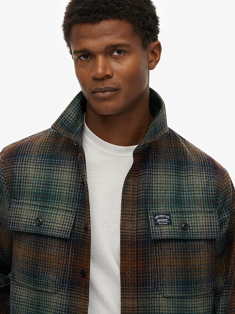 SUPERDRY | Overshirt  | Braun