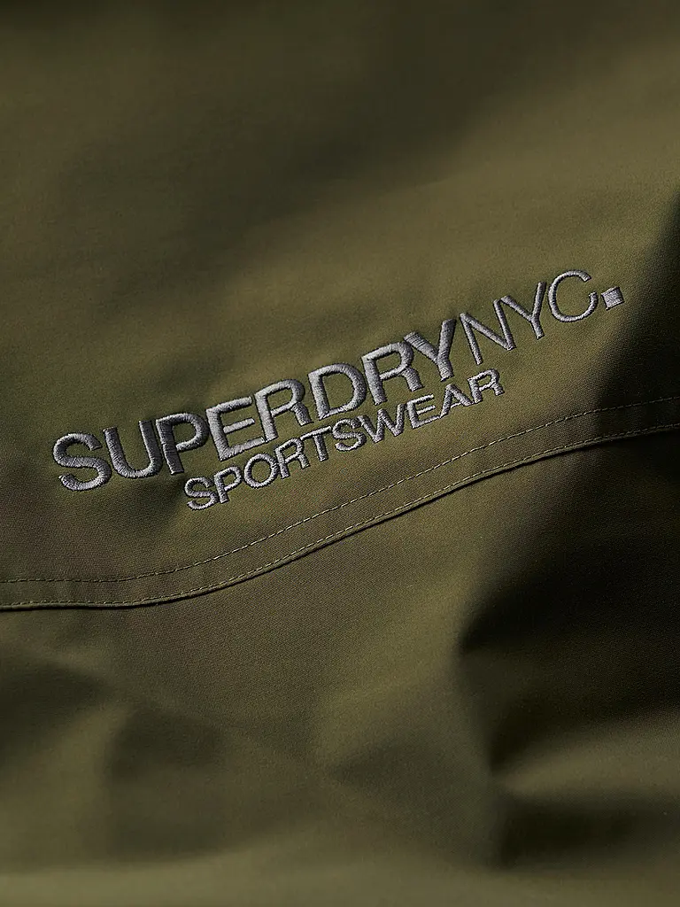SUPERDRY | Parka CITY PADDED | Dunkelgrün