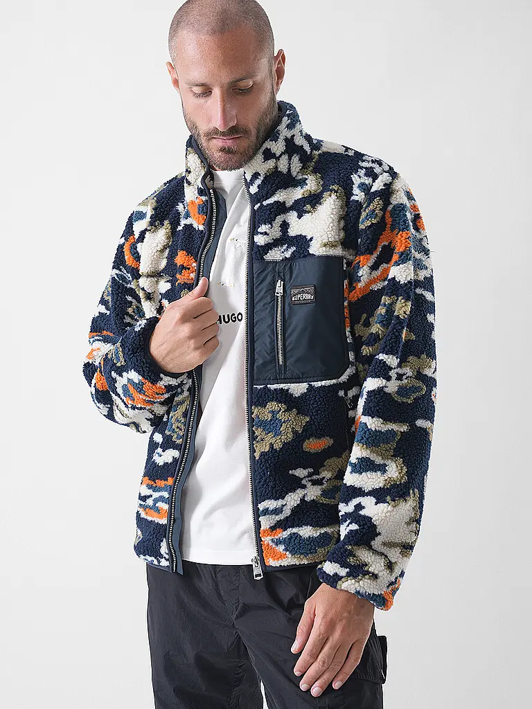 SUPERDRY | Sweatjacke  | Bunt