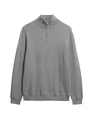 SUPERDRY | Troyer Pullover  | Hellgrau
