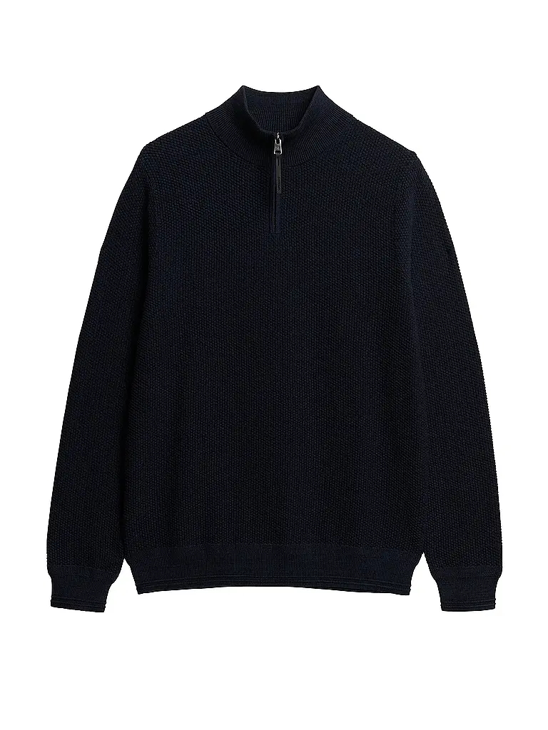 SUPERDRY | Troyer Pullover  | dunkelblau