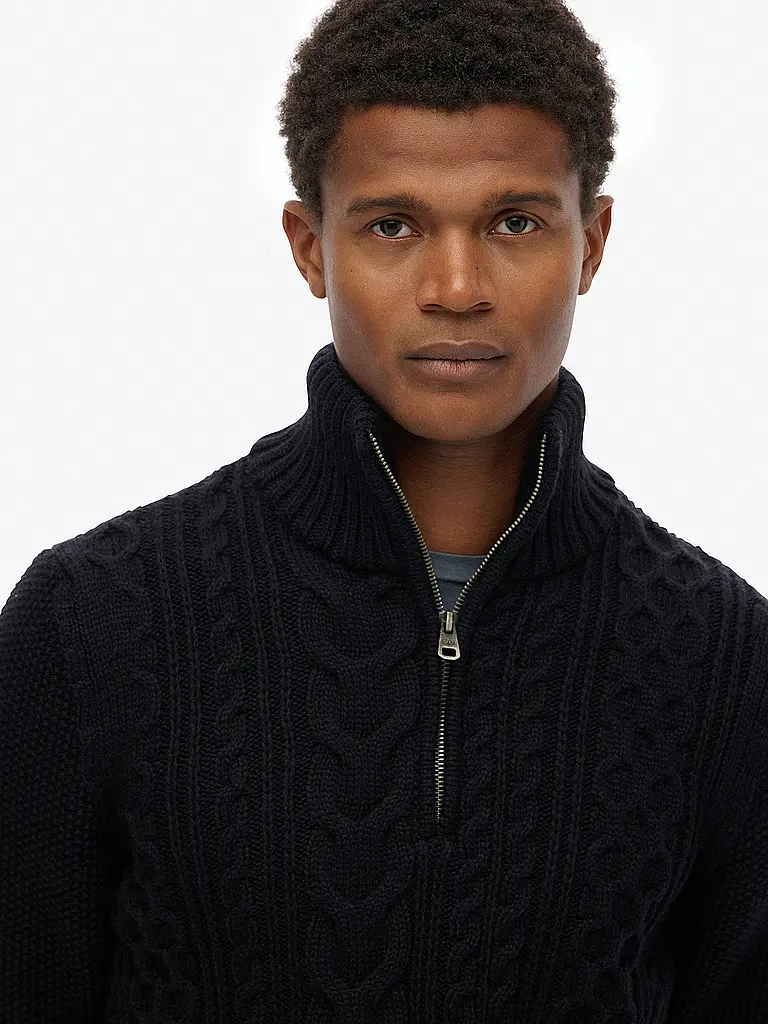 SUPERDRY | Troyer Pullover JACOB | blau