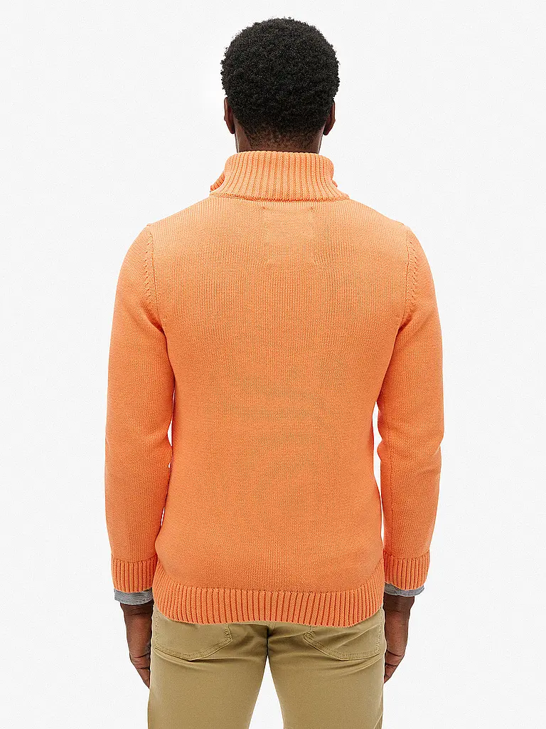 SUPERDRY | Troyer Sweater  | Orange