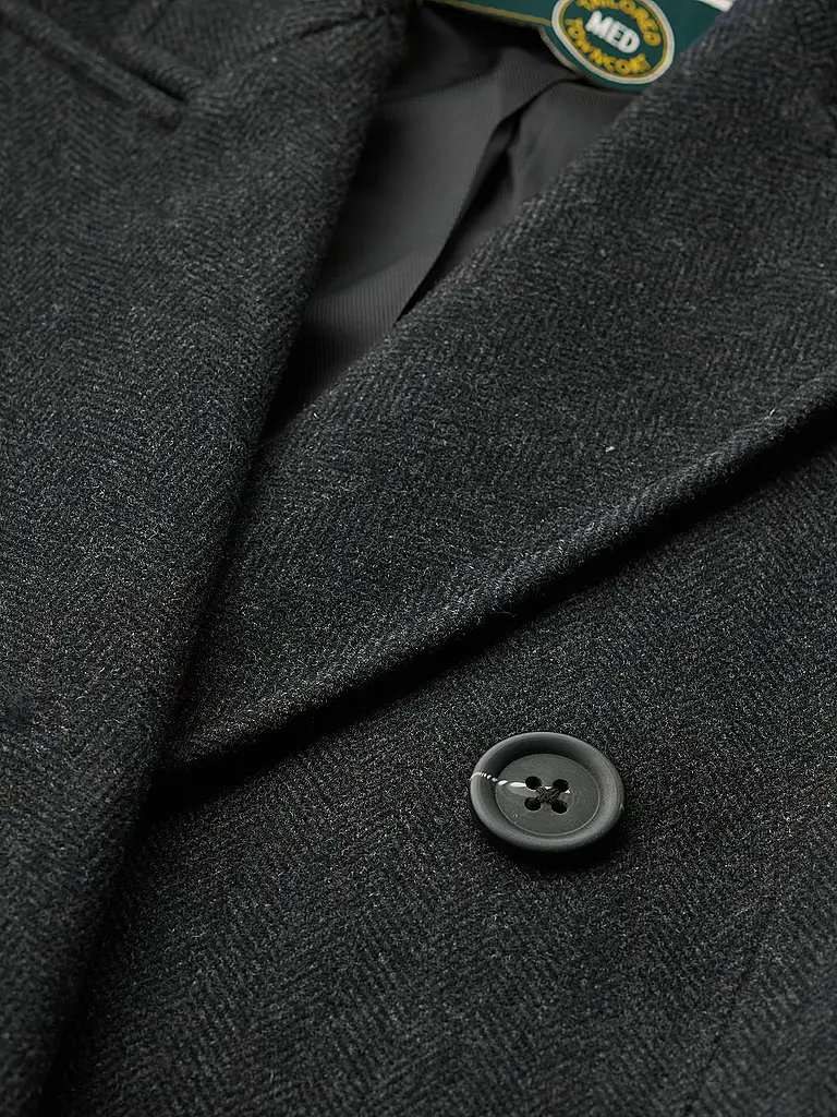 SUPERDRY | Wollmantel | Schwarz