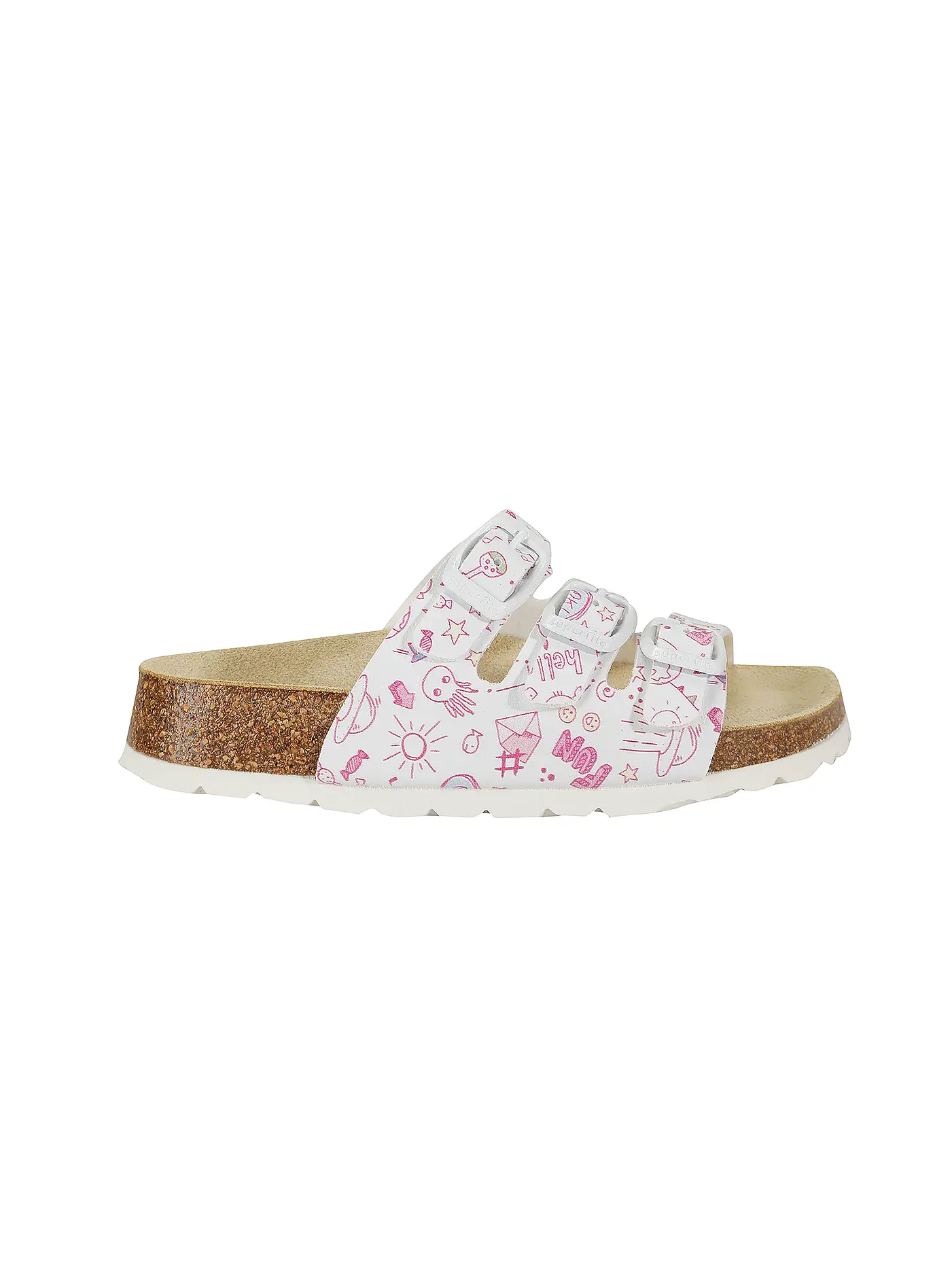SUPERFIT | Mädchen Hausschuhe - Pantoffel  | weiss