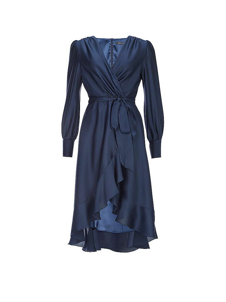 SWING Anlasskleid dunkelblau | 42
