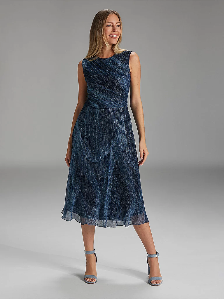SWING Robe de soirée bleu marine | 42