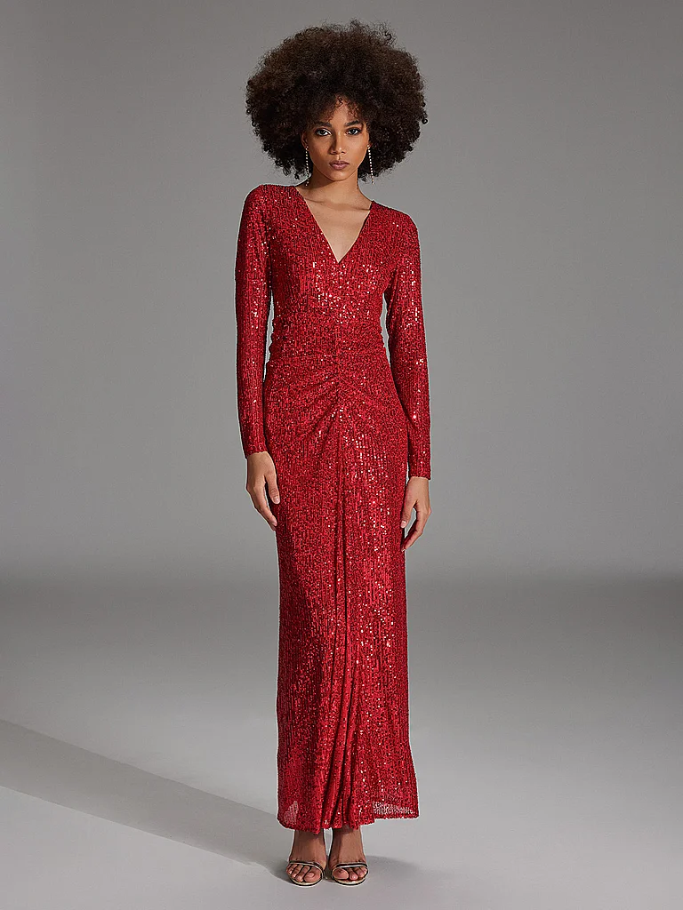SWING Robe de soirée rouge | 34