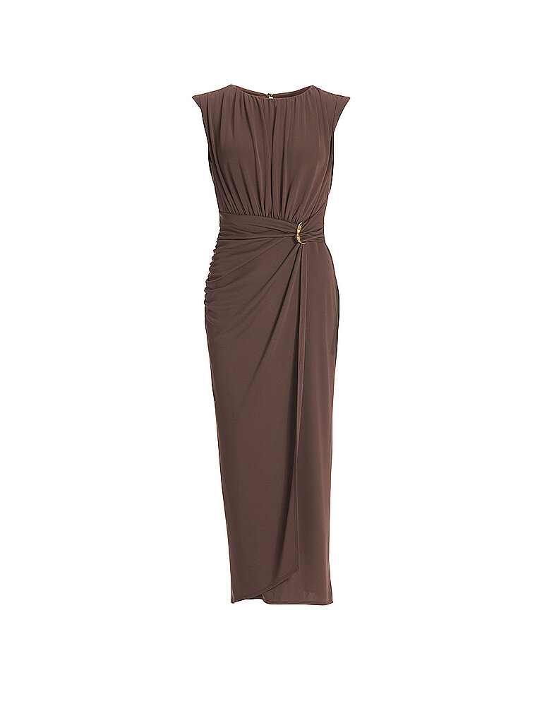 SWING Abendkleid braun | 34