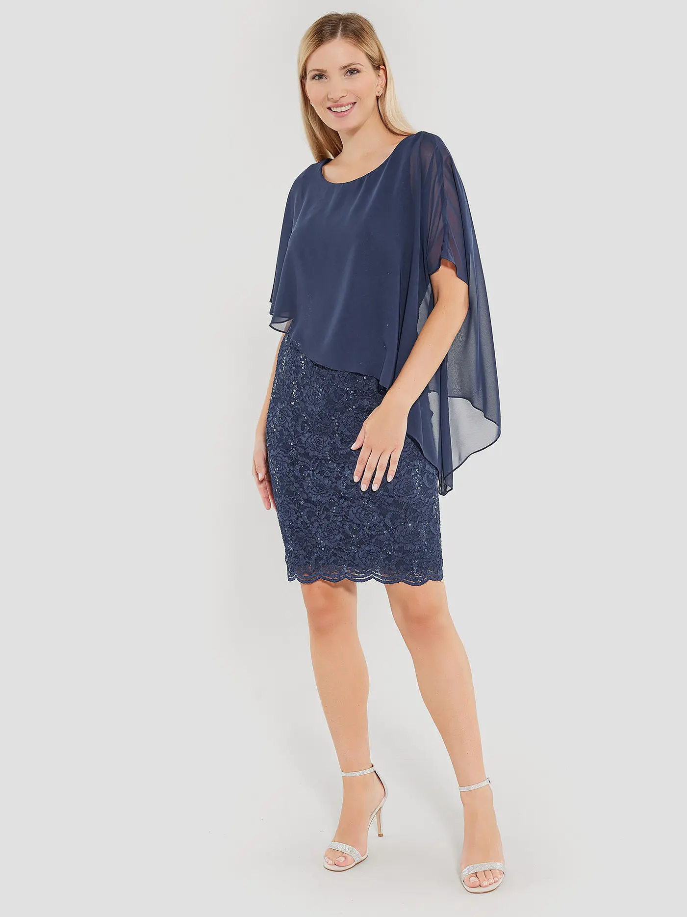 SWING | Cocktailkleid | blau