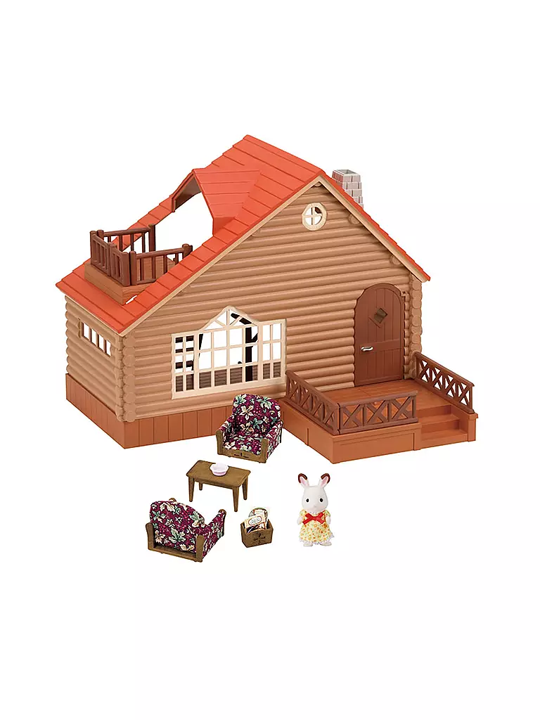 SYLVANIAN FAMILIES | Blockhütte mit Figur und Möbel 2917 | keine Farbe