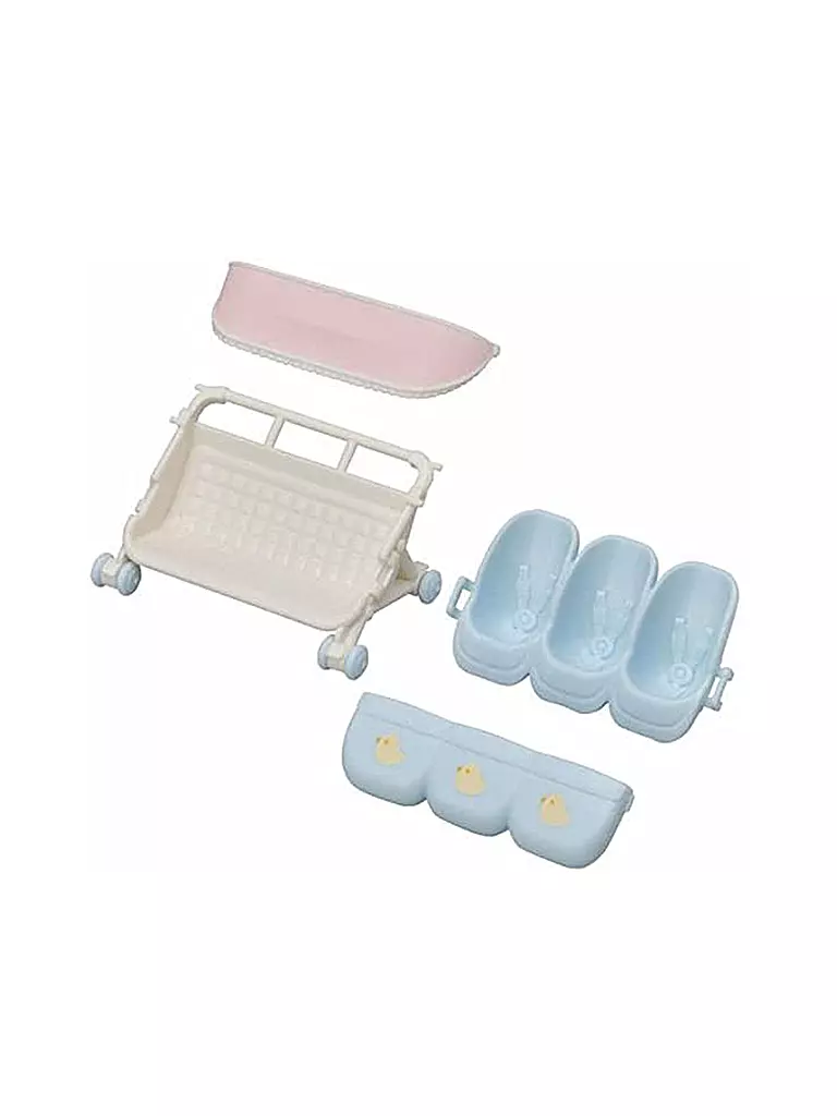 SYLVANIAN FAMILIES | Drillings Kinderwagen | keine Farbe