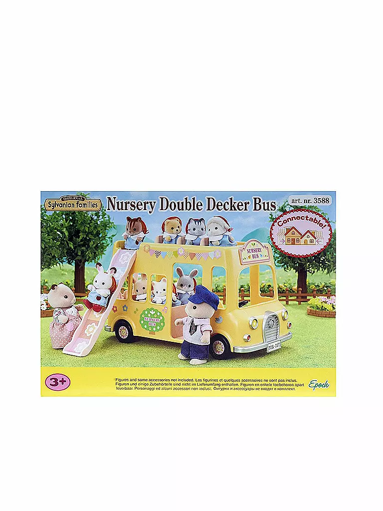 SYLVANIAN FAMILIES | Kindergarten-Doppeldecker Bus 3588 | transparent