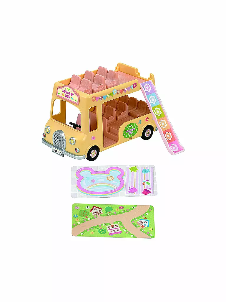 SYLVANIAN FAMILIES | Kindergarten-Doppeldecker Bus 3588 | transparent