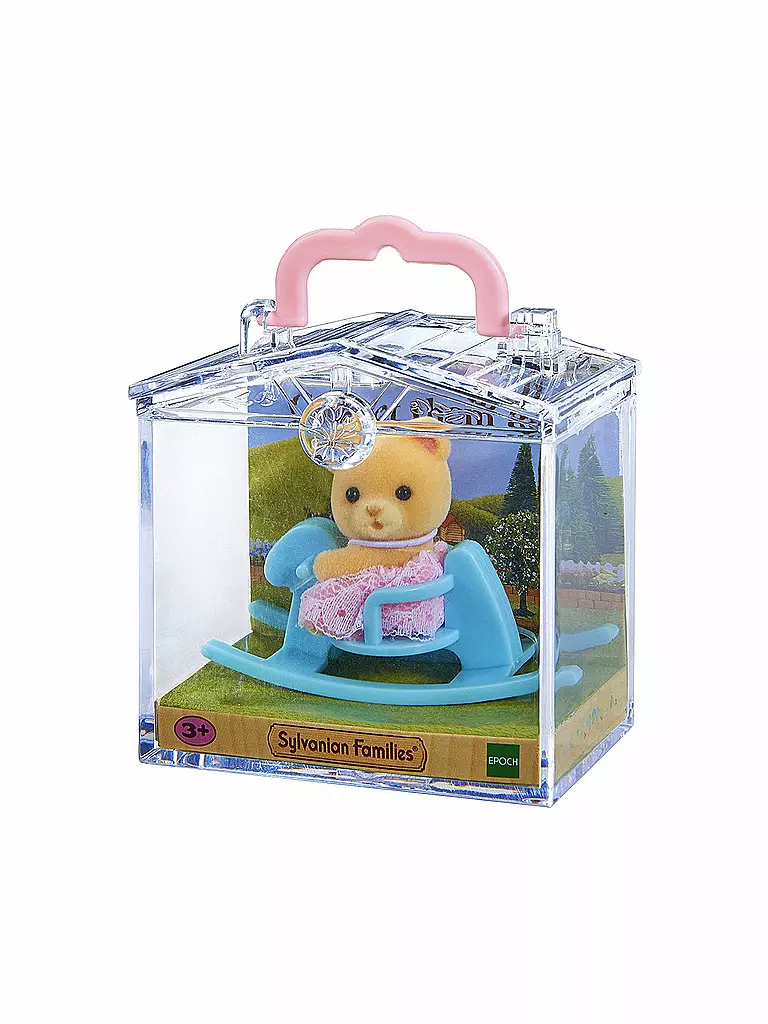SYLVANIAN FAMILIES | Minibox - Bär auf Schaukelpferd 5199 | transparent