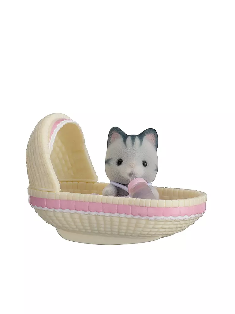 SYLVANIAN FAMILIES | Minibox - Katze im Babykorb 5198 | keine Farbe