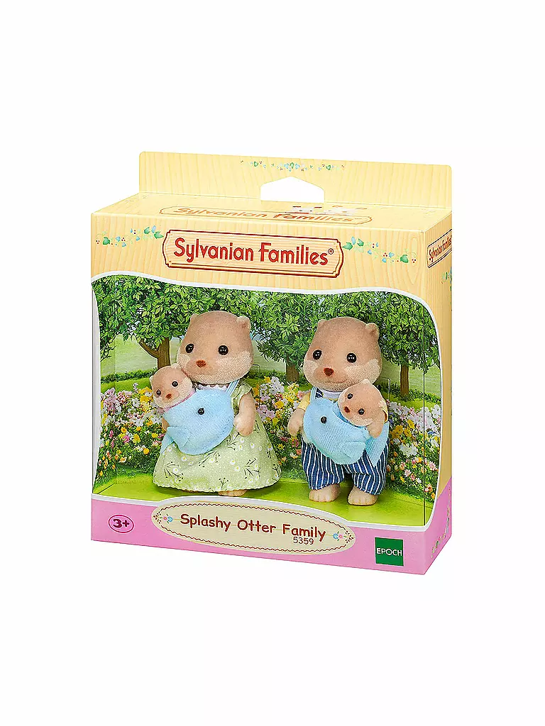 SYLVANIAN FAMILIES | Otter Familie Plansch 5359 | keine Farbe