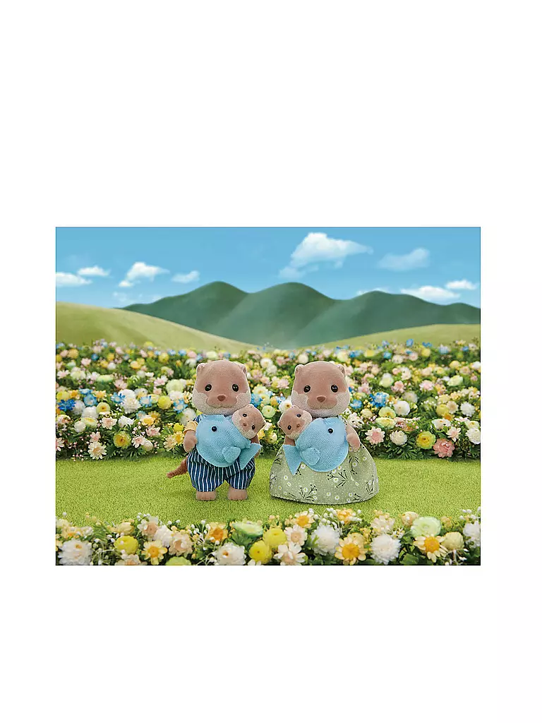 SYLVANIAN FAMILIES | Otter Familie Plansch 5359 | keine Farbe