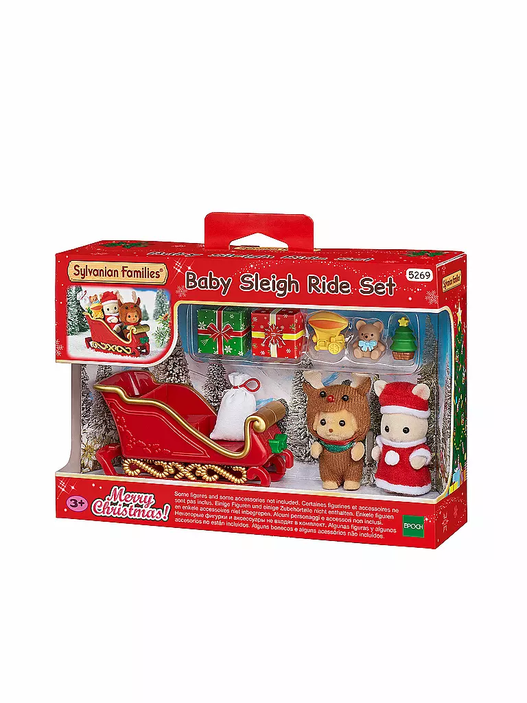 SYLVANIAN FAMILIES | Weihnachtsschlitten-Set 5269 | transparent