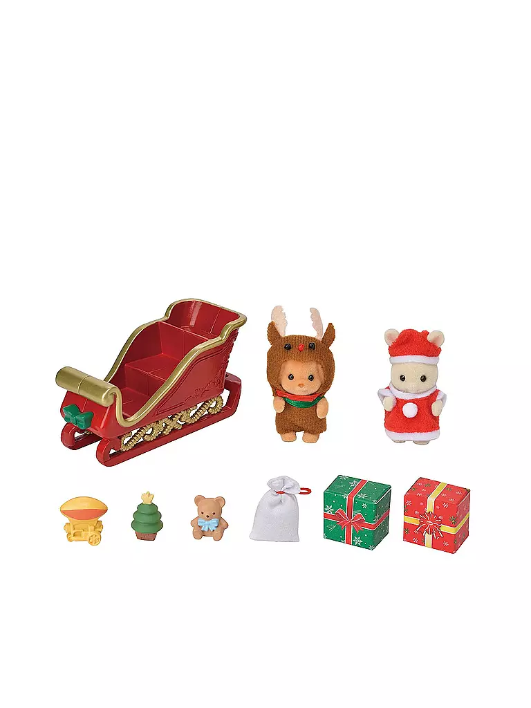 SYLVANIAN FAMILIES | Weihnachtsschlitten-Set 5269 | transparent